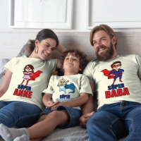 Süper Anne Baba ve Erkek Çocuk Kombini - 3