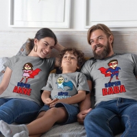 Süper Anne Baba ve Erkek Çocuk Kombini - 5