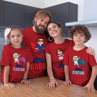 Süper Aile Tişört Kombini - 2