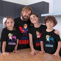 Süper Aile Tişört Kombini - 4