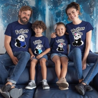 Sevimli Panda Aile Tişört Kombini - 4