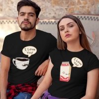 Süt ve Kahve Sevgili Tişört Kombini - 4