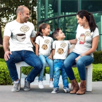 Muhteşem 4'lü Aile Tişört Kombini - 3