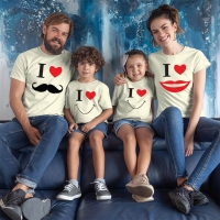 Smile Aile Tişört Kombini - 5