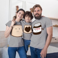 Nutella Anne Baba ve Erkek Çocuk Tişört Kombini - 5