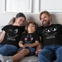 Mutlu Anne Baba Erkek Çocuk Tişört Kombini - 4