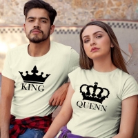 King Queen Sevgili Tişört Kombini - 2
