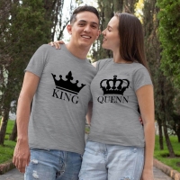King Queen Sevgili Tişört Kombini - 4