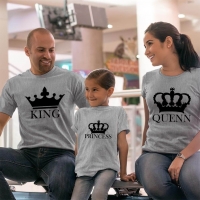 King Queen ve Princess Tişört Kombini - 4