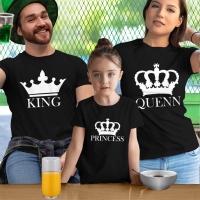 King Queen ve Princess Tişört Kombini - 5