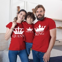 King Queen ve Prince Tişört Kombini - 3