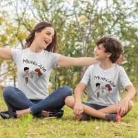 Mutlu Aile Anne Erkek Çocuk Tişört Kombini - 2