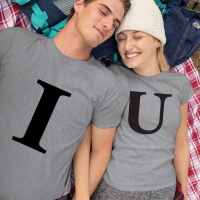 I Love U Sevgili Tişört Kombini - 3