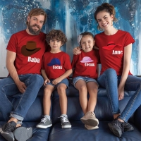 Şapka Temalı AileTişört Kombini - 4