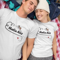 Mutlu Aile Temalı Sevgili Tişört Kombini - 2