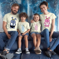 Tavşan Ailesi Tişört Kombini - 3