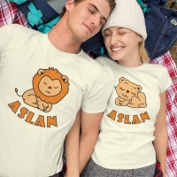 Aslan Sevgili Tişört Kombini - 2