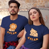 Aslan Sevgili Tişört Kombini - 3