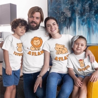 Aslan Yavrusu Aile Tişört Kombini - 2