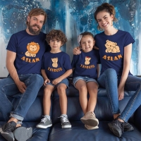 Aslan Yavrusu Aile Tişört Kombini - 4