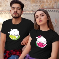 Sevimli Meyveler Sevgili Tişört Kombini - 2