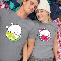 Sevimli Meyveler Sevgili Tişört Kombini - 3