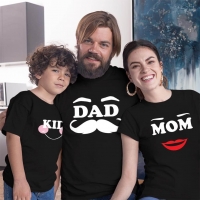 Mom Dad and Kid Anne Baba ve Erkek Çocuk Tişört Kombini - 2