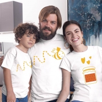 Arım Balım Anne Baba Erkek Çocuk Tişört Kombini