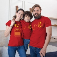 Arım Balım Anne Baba Erkek Çocuk Tişört Kombini - 2