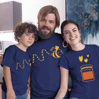 Arım Balım Anne Baba Erkek Çocuk Tişört Kombini - 3