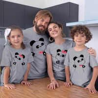 Panda Ailesi Tişört Kombini - 2