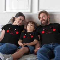 Pikachu Anne Baba ve Erkek Çocuk Tişört Kombini - 2