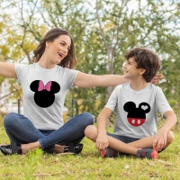 Mickey ve Minnie Mouse Anne Erkek Çocuk Tişört Kombini - 5