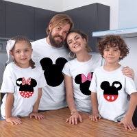 Mickey ve Minnie Mouse Ailesi Tişört Kombini - 4