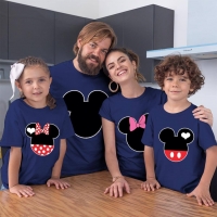 Mickey ve Minnie Mouse Ailesi Tişört Kombini - 5