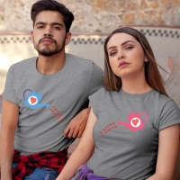 Büyüyen Sevgi Temalı Sevgili Tişört Kombini - 2