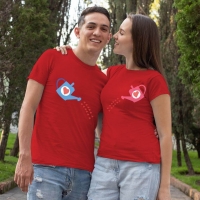 Büyüyen Sevgi Temalı Sevgili Tişört Kombini - 3
