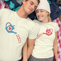 Büyüyen Sevgi Temalı Sevgili Tişört Kombini - 4