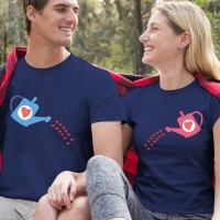 Büyüyen Sevgi Temalı Sevgili Tişört Kombini - 5