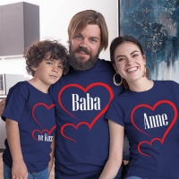 Ailenin Kuzusu Anne Baba Erkek Çocuk Tişört Kombini - 4