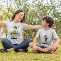 Çöp Adam Anne Erkek Çocuk Tişört Kombini - 2
