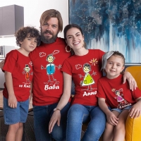 Çöp Adam Ailesi Tişört Kombini - 3