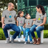 Çöp Adam Ailesi Tişört Kombini - 4