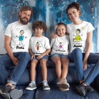 Çöp Adam Ailesi Tişört Kombini - 5