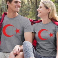Ay Yıldız Sevgili Tişört Kombini - 4