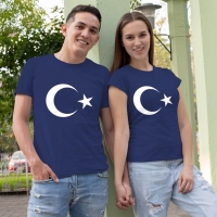 Ay Yıldız Sevgili Tişört Kombini - 5