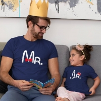 Mr and Jr Baba Kız Çocuk Kombini