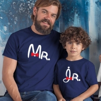 Mr and Jr Baba Erkek Çocuk Kombini