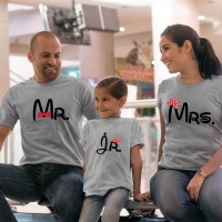 Mr. Mrs.and Jr Anne Baba Kız Çocuk Kombini - 4