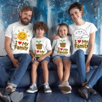 I Love My Family Aile Tişört Kombini - 2